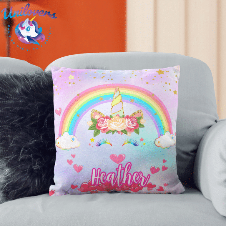 Personalized 3D Unicorn Pillow