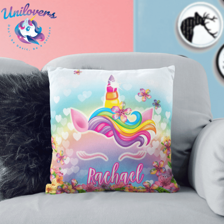 Personalized 3D Unicorn Pillow