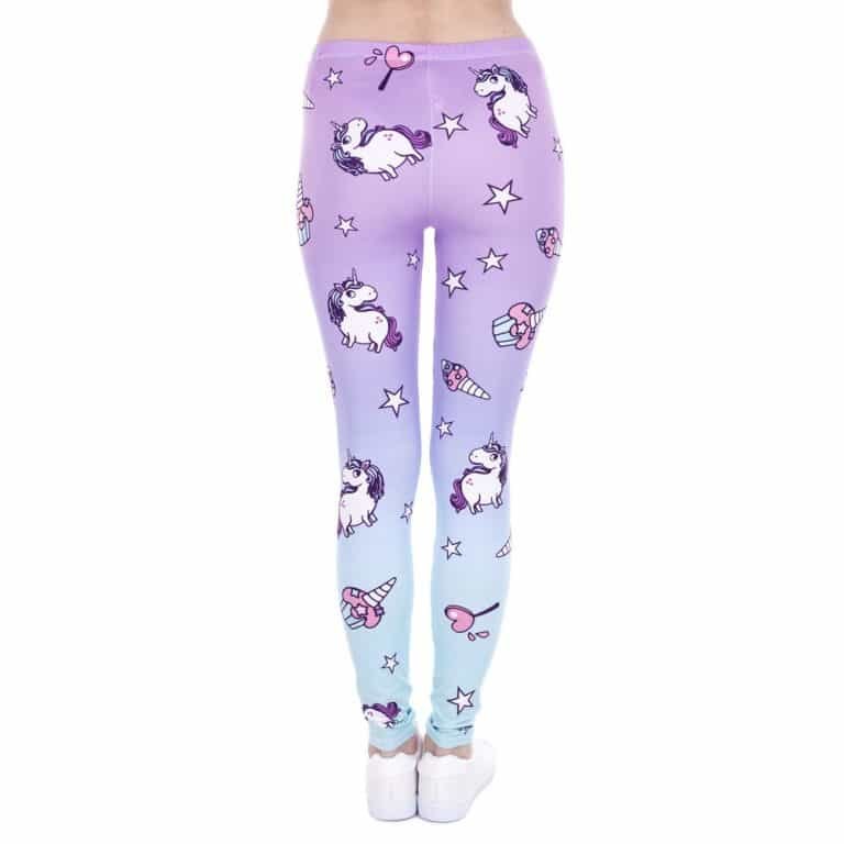 Unicorn And Sweets Printing Women Leggings Woman Pants