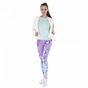 Unicorn And Sweets Printing Women Leggings Woman Pants