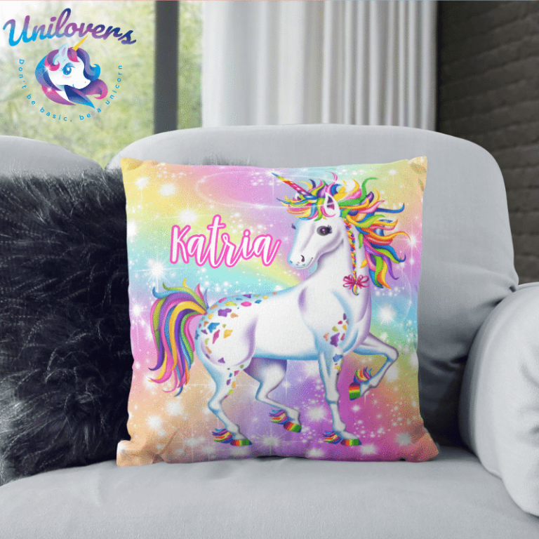 Personalized 3D Unicorn Pillow