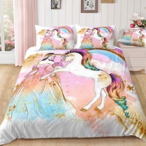 Princess and Unicorn Bedding Set