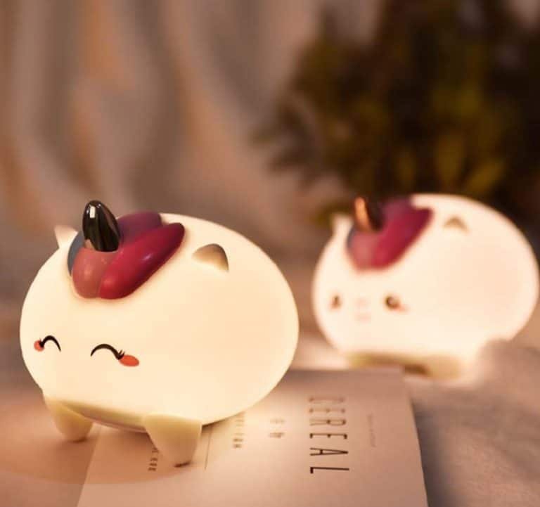 LED Unicorn Silicone Night Light Touch Sensor