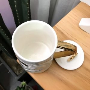 340ML Unicorn Mug with Lid Spoon