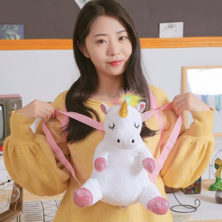 Unicorn Plush Toy Backpack