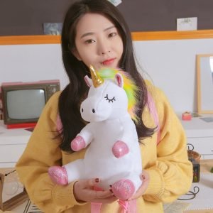 Unicorn Plush Toy Backpack