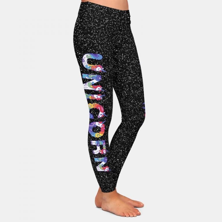 New High Elastic Unicorn Leggings
