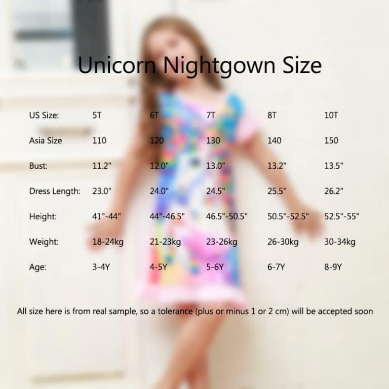 New Unicorn Summer Soft Sleepwear Dress