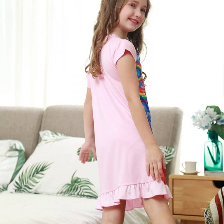 New Unicorn Summer Soft Sleepwear Dress