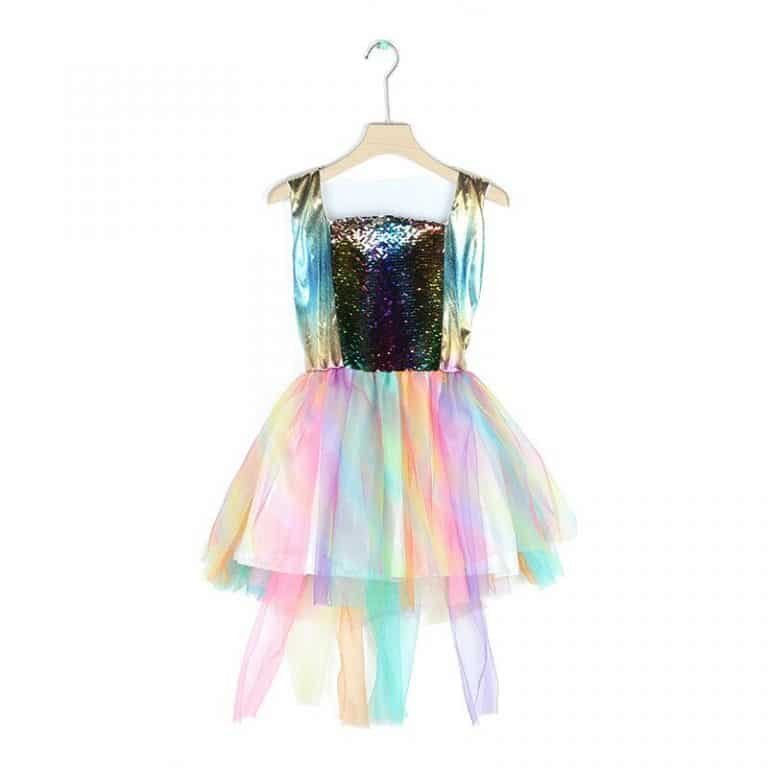Girls Unicorn Hair Band Wings Tutu Dress