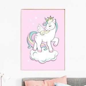 Unicorn Canvas Wall Pictures Decor