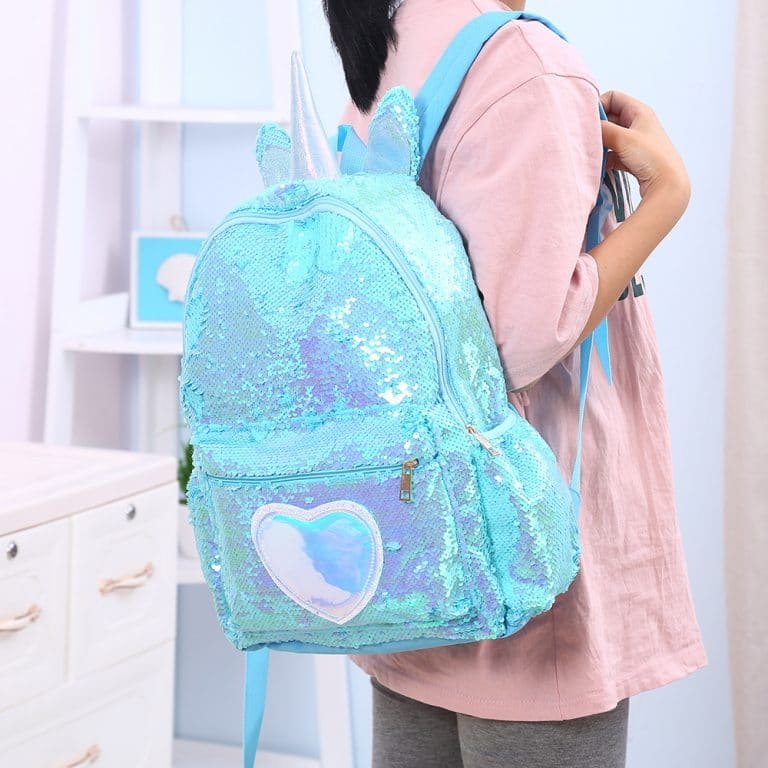 Unicorn Horn Sequins Backpack