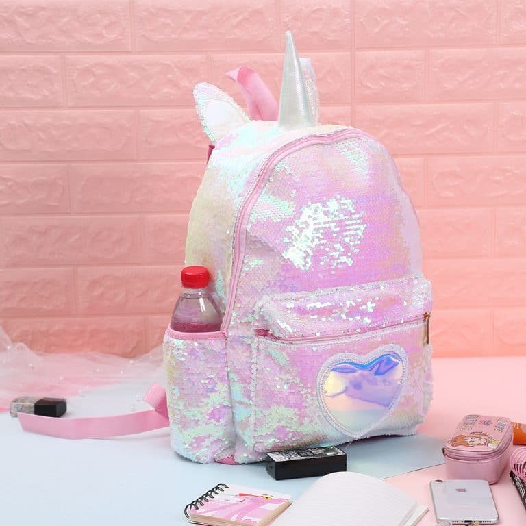 Unicorn Horn Sequins Backpack