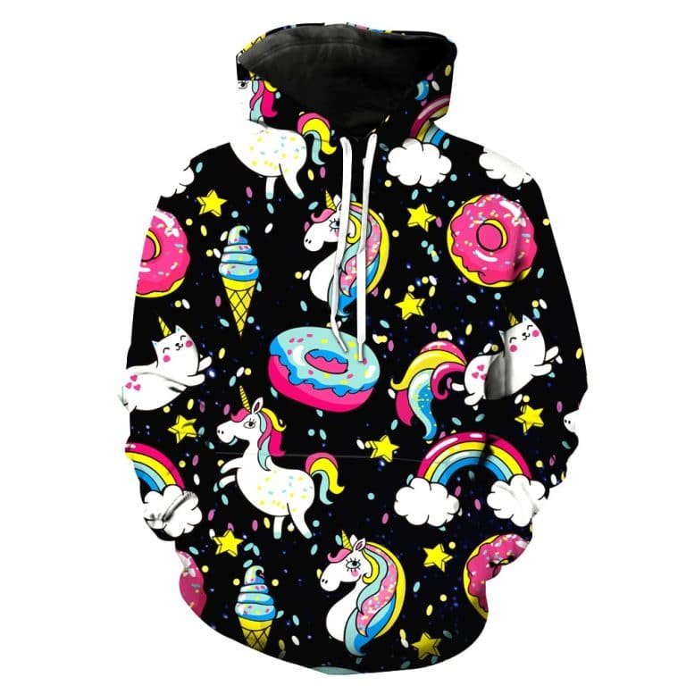 Kid Unicorn Icon Hoodie