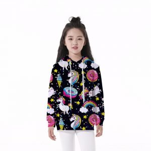 Kid Unicorn Icon Hoodie
