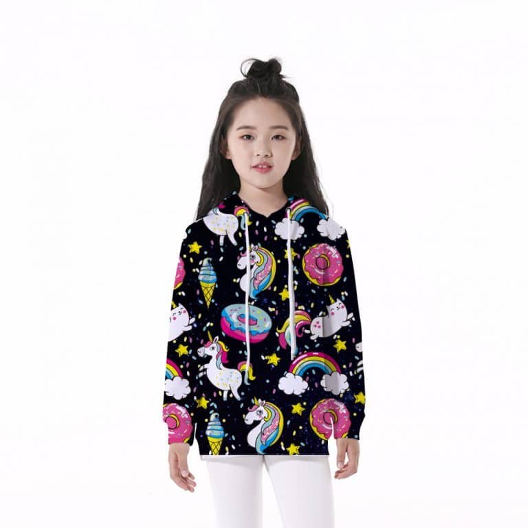 Kid Unicorn Icon Hoodie