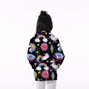 Kid Unicorn Icon Hoodie