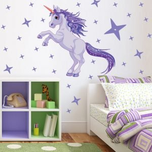 Unicorn Stars Wall Stickers