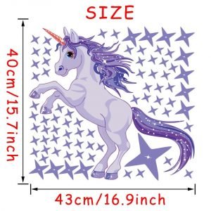 Unicorn Stars Wall Stickers