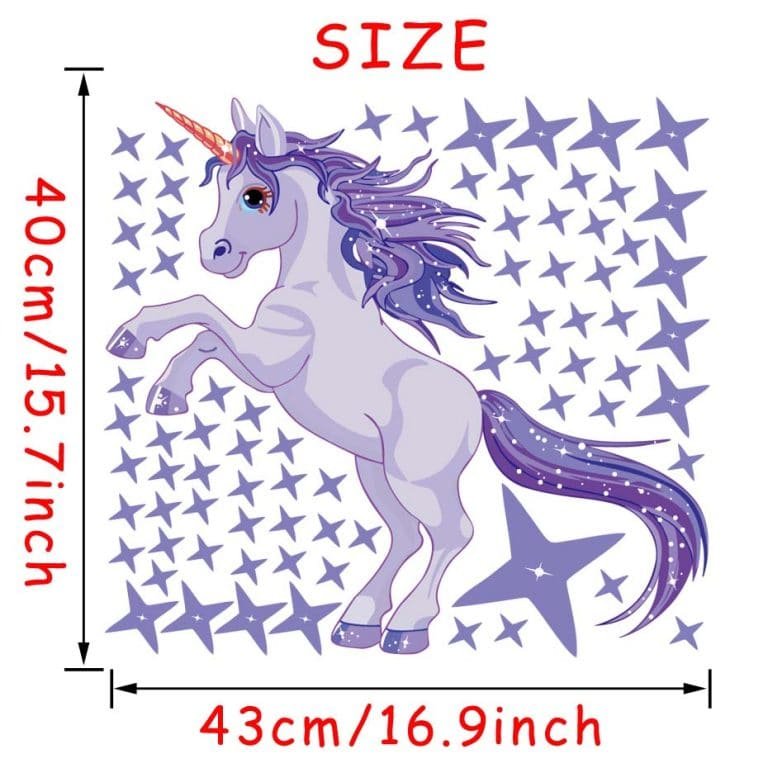 Unicorn Stars Wall Stickers