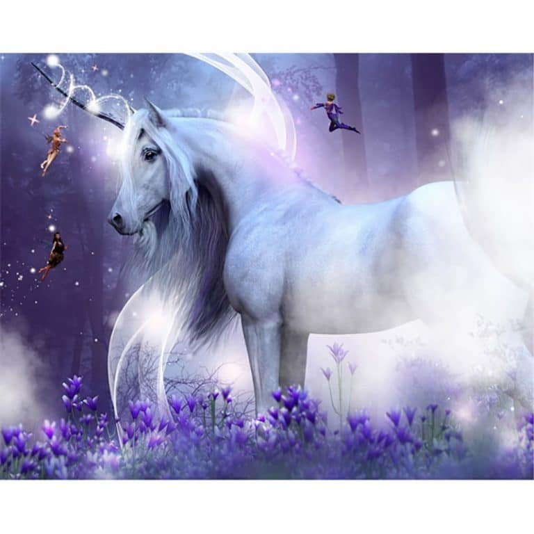 Unicorn Painting Calligraphy Posters