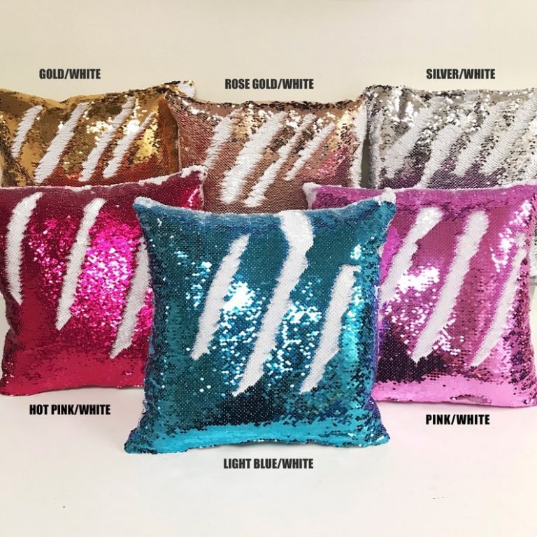 Personalized Unicorn Reversible Sequins Pillowcase