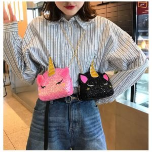 Shiny Unicorn Shoulder Bag