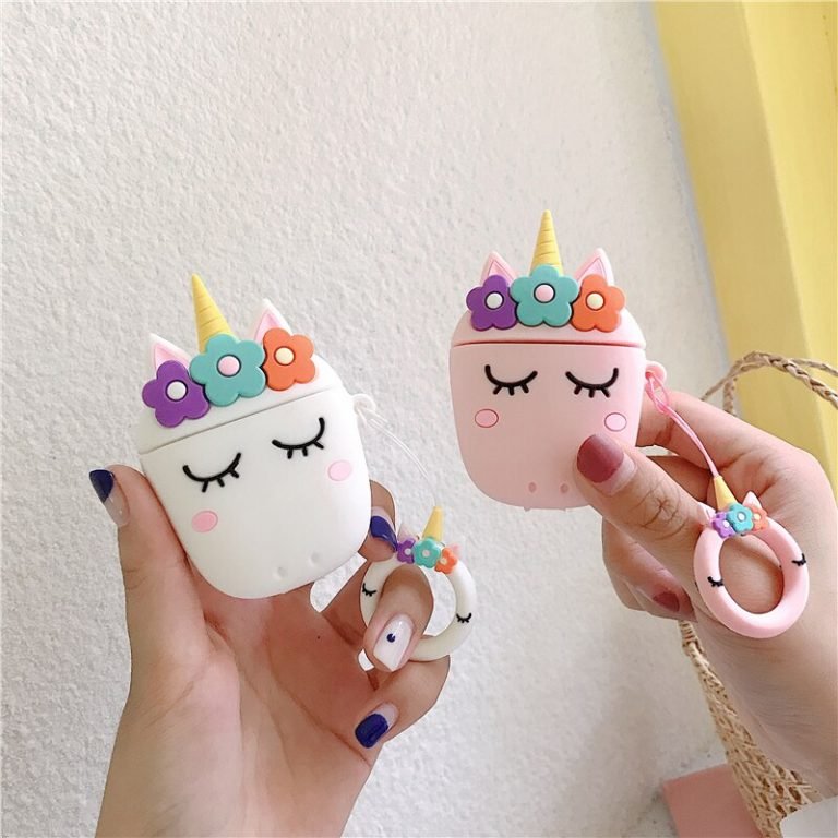 Cute Cartoon Unicorn AirPods Case