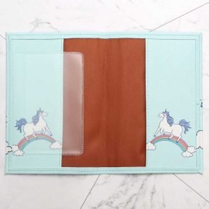 Unicorn PU Leather Travel Passport Holder/Cover