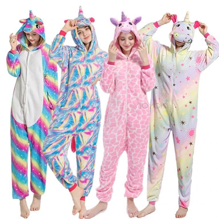 Unicorn Colorful Holographic Winter Onesie
