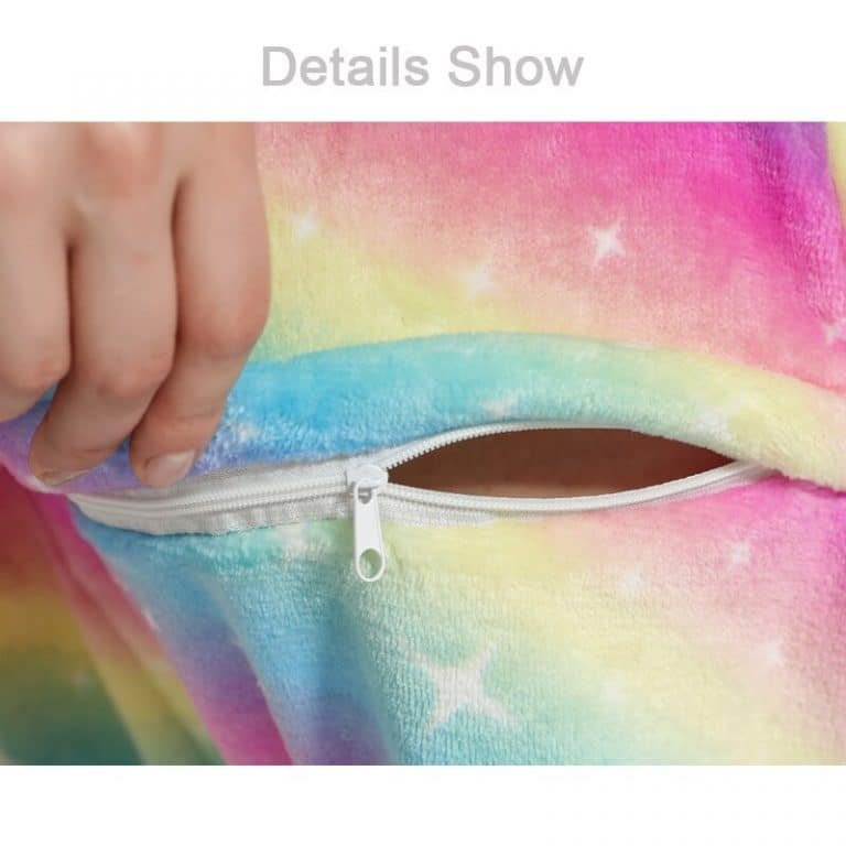 Unicorn Colorful Holographic Winter Onesie