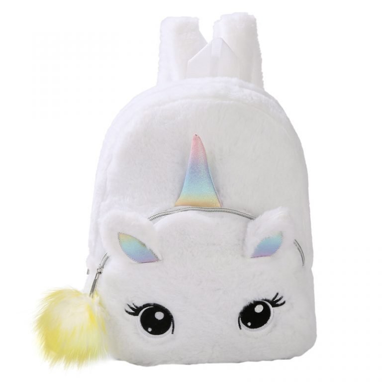 Faux Fur Unicorn Bagpack