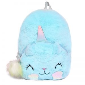 Faux Fur Unicorn Bagpack