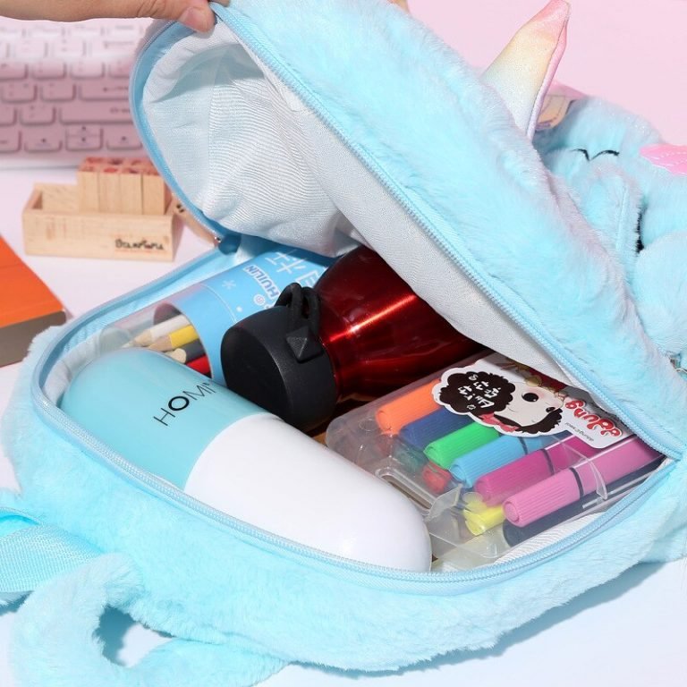 Faux Fur Unicorn Bagpack