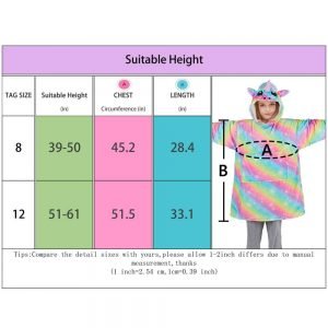  Colorful Rainbow Unicorn Hoodie