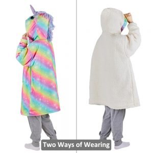  Colorful Rainbow Unicorn Hoodie