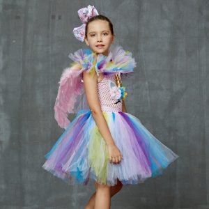 Pastel Rainbow Unicorn Tutu Dress