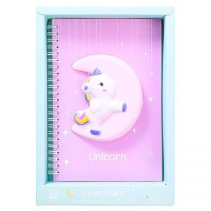 Unicorn 3D Squishy Notebook