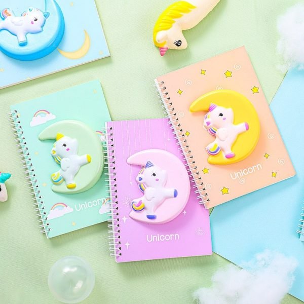 Unicorn 3D Squishy Notebook