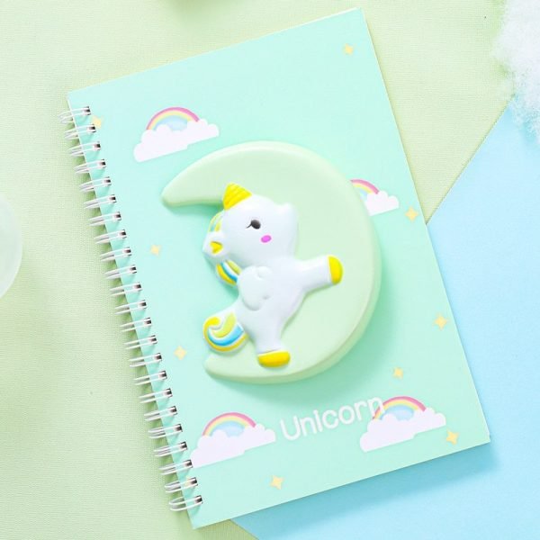 Unicorn 3D Squishy Notebook