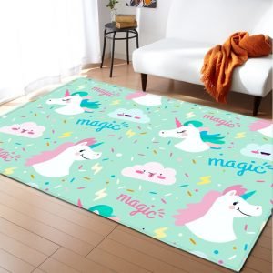 Rainbow Unicorn Rugs For Bedroom
