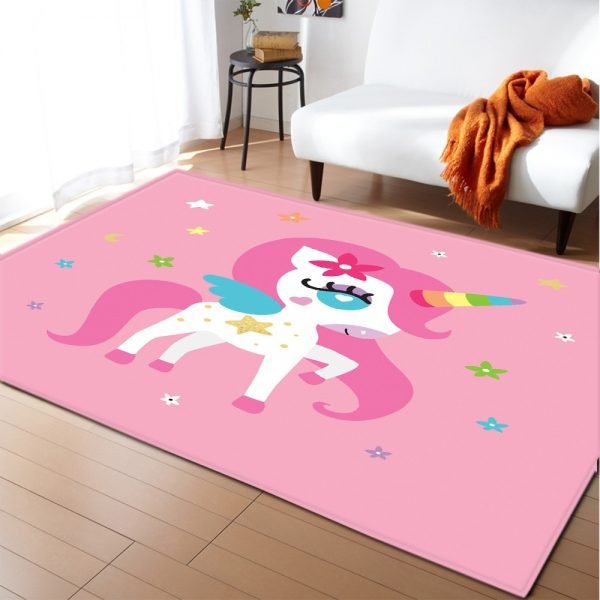 Rainbow Unicorn Rugs For Bedroom