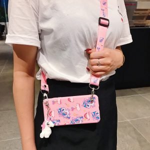 Unicorn Phone Case With Strap Rope