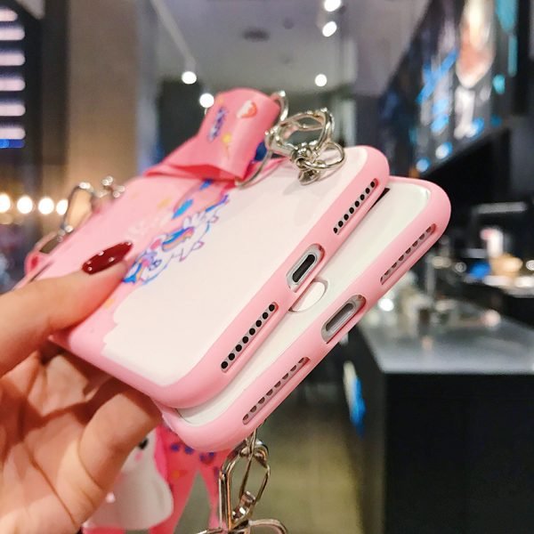 Unicorn Phone Case With Strap Rope