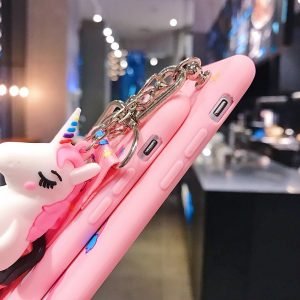Unicorn Phone Case With Strap Rope