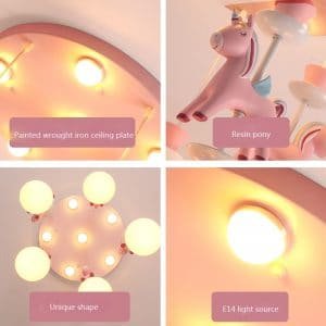 Modern Unicorn Ceiling Light