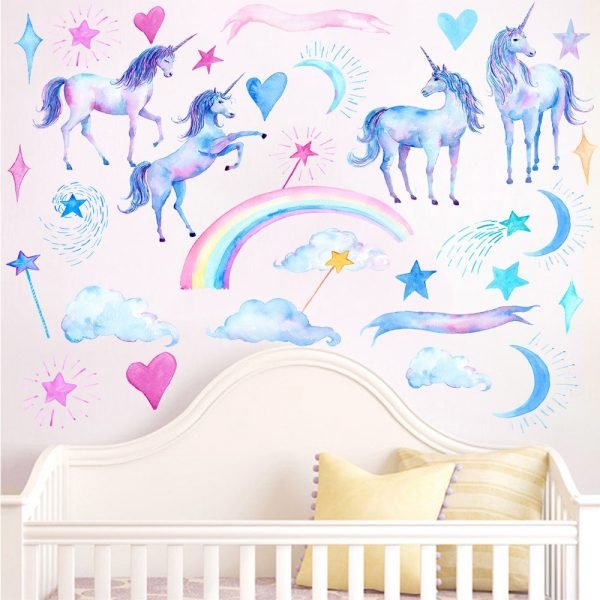 Unicorn Wall Stickers for kids rooms