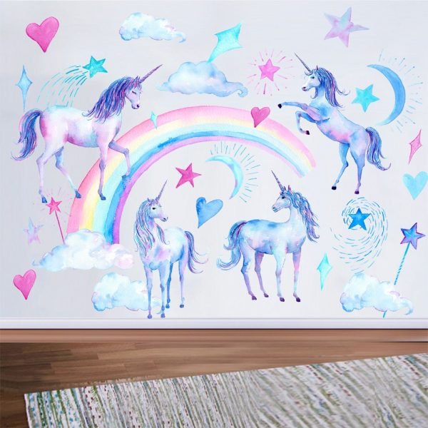 Unicorn Wall Stickers for kids rooms