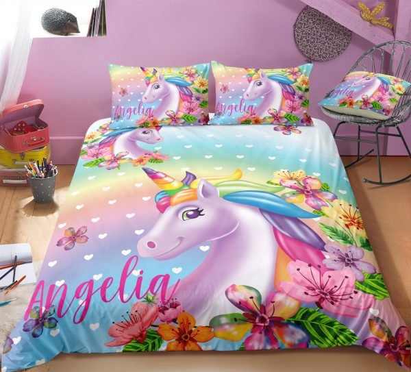 Personalized Baby Girl Bedding Set