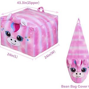 Pink Unicorn Bean Bag Chair